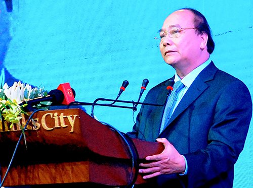 Thủ tướng Chính phủ Nguyễn Xuân Phúc phát biểu chỉ đạo tại hội nghị